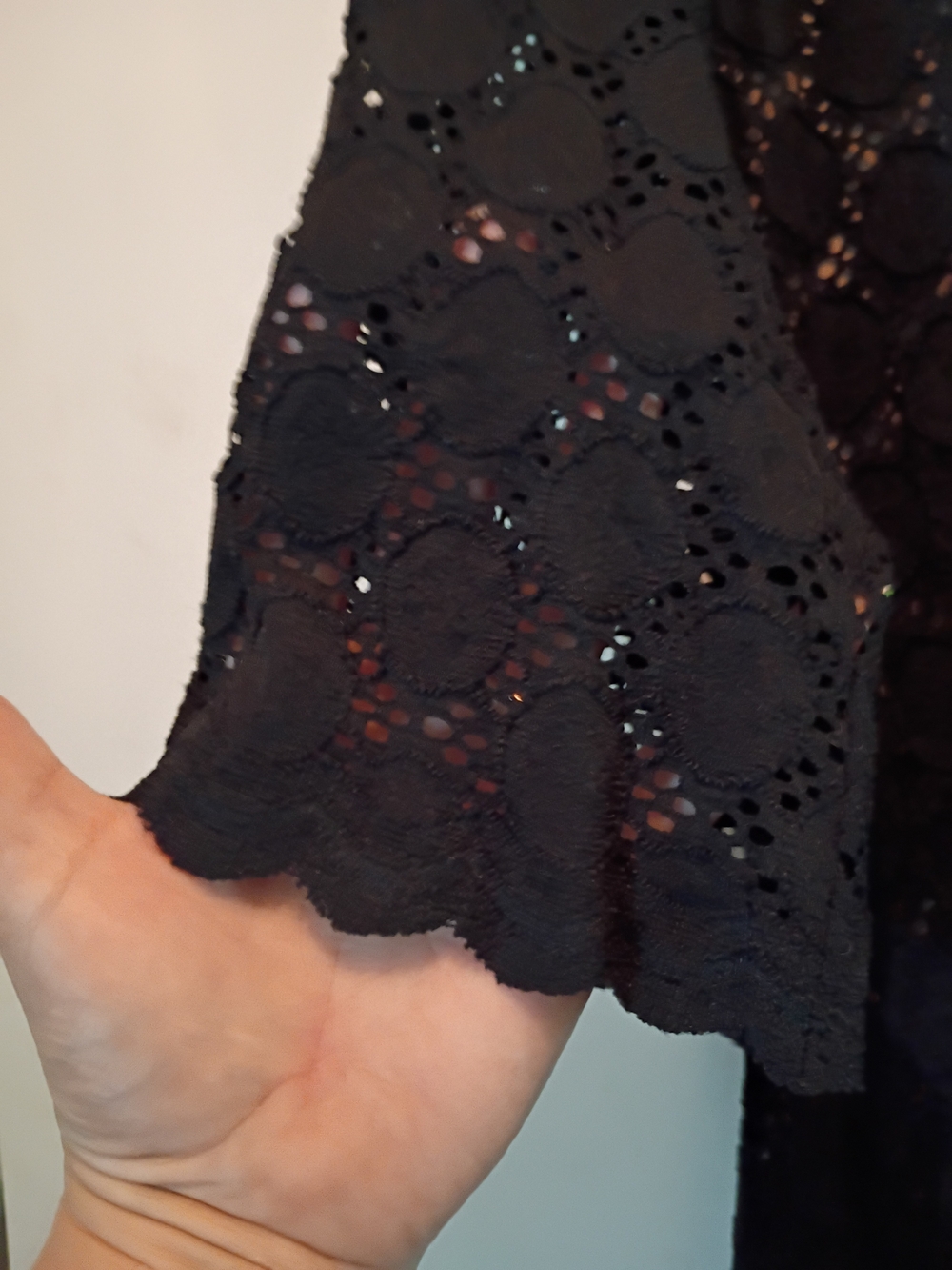 Ronni Nicole Black Lace Midi Sheath Dress - Picture 3 of 6